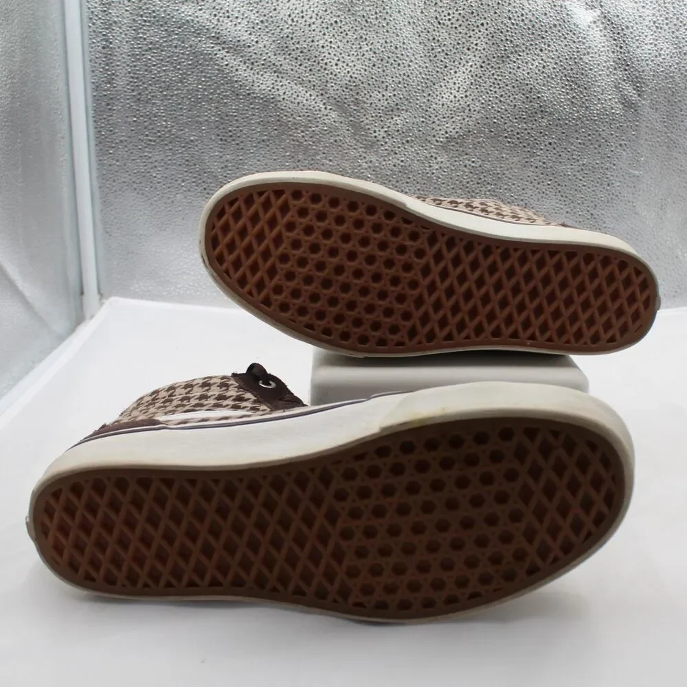 Vans Filmore Hi Platform Women's Size 10 Plaid Mix High Top Sneakers Brown White